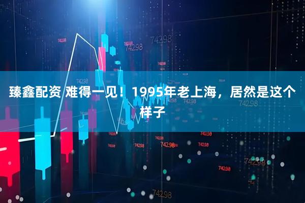 臻鑫配资 难得一见！1995年老上海，居然是这个样子